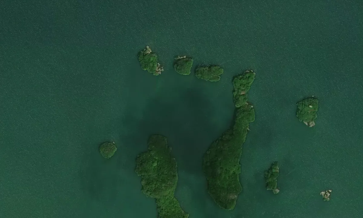 Satelite image of Parc Los Haitises