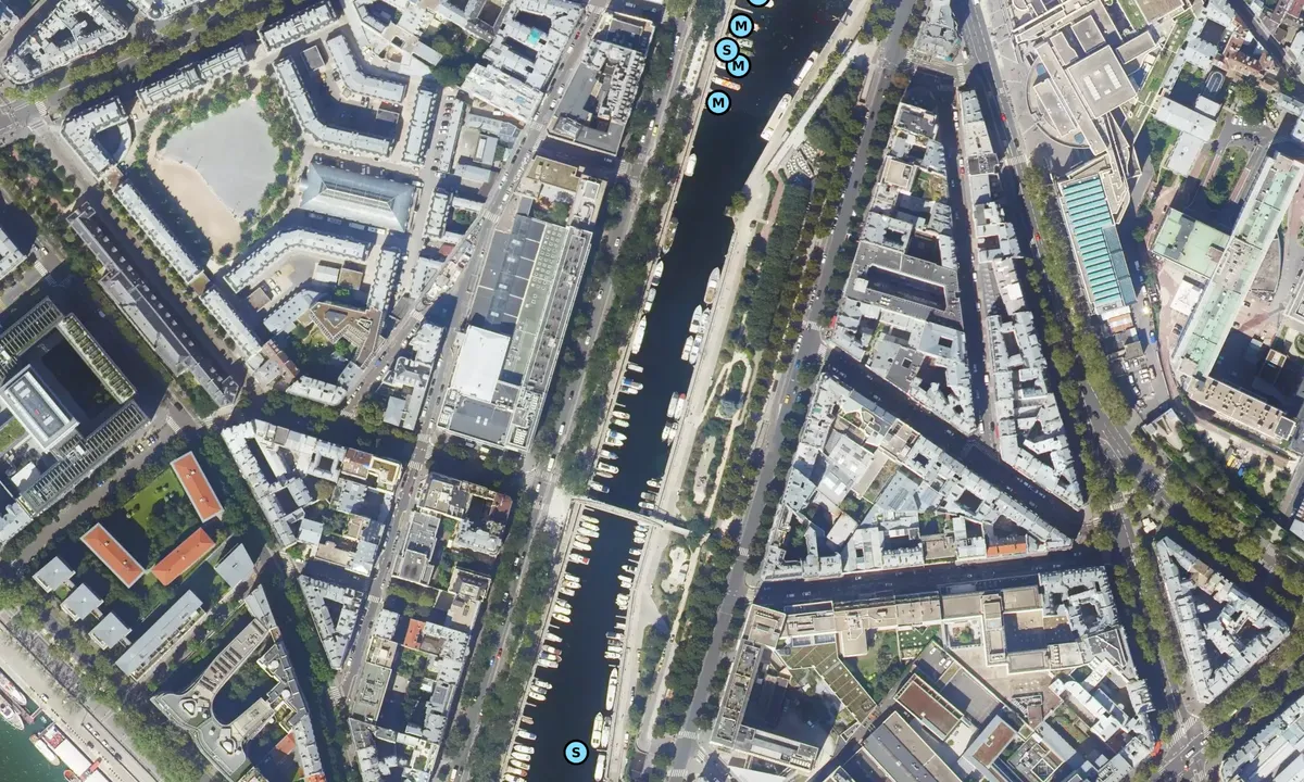 Satelite image of Paris Plaisance - Port de l'Arsenal