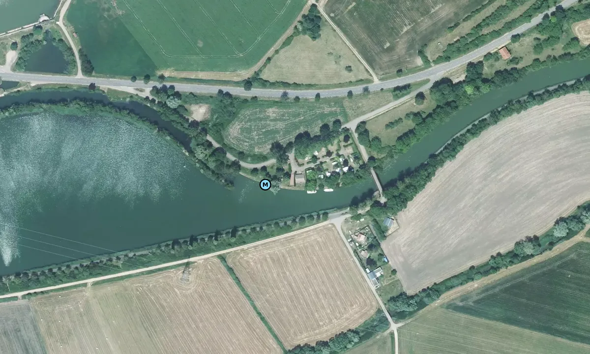 Satelite image of Parroy Camp Grounds