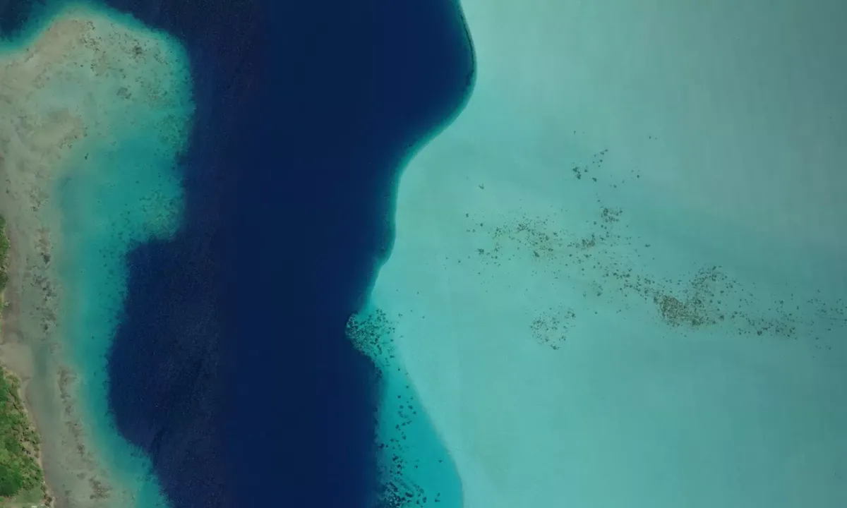 Flyfoto av Passe te Ava Moa