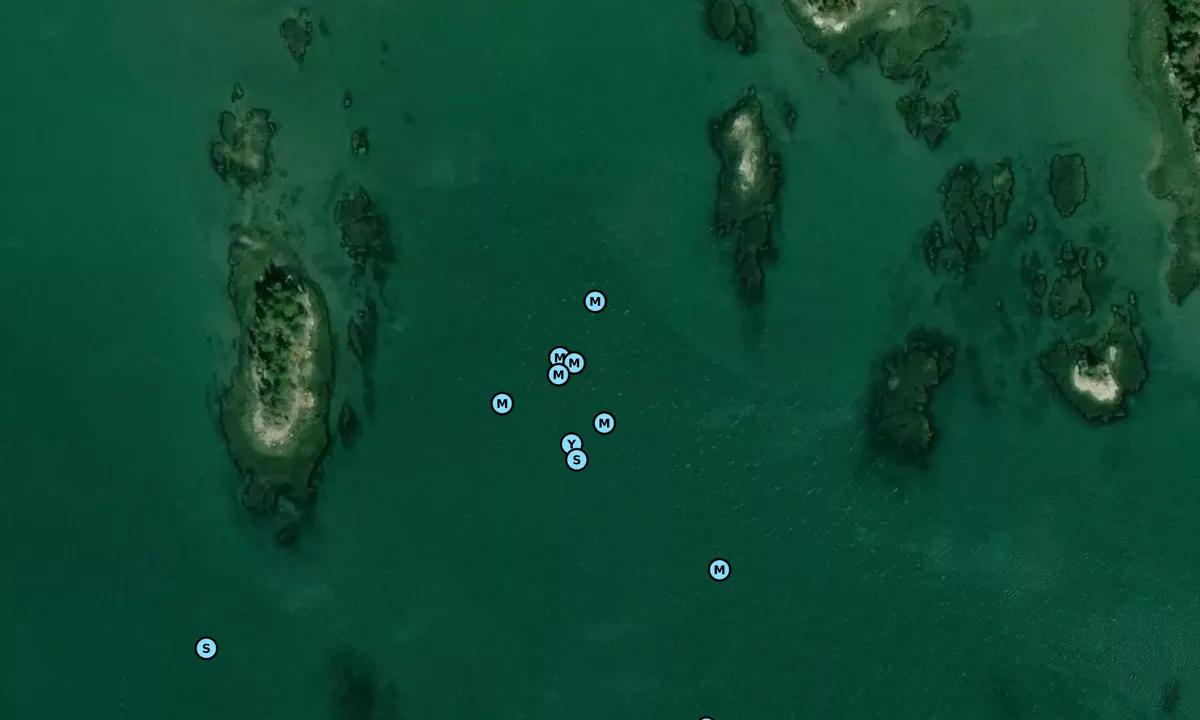Satelite image of Peabow Island