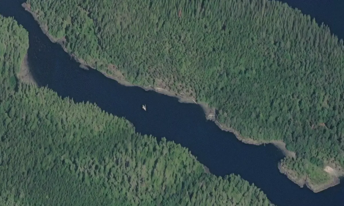 Satelite image of Pearse Islands