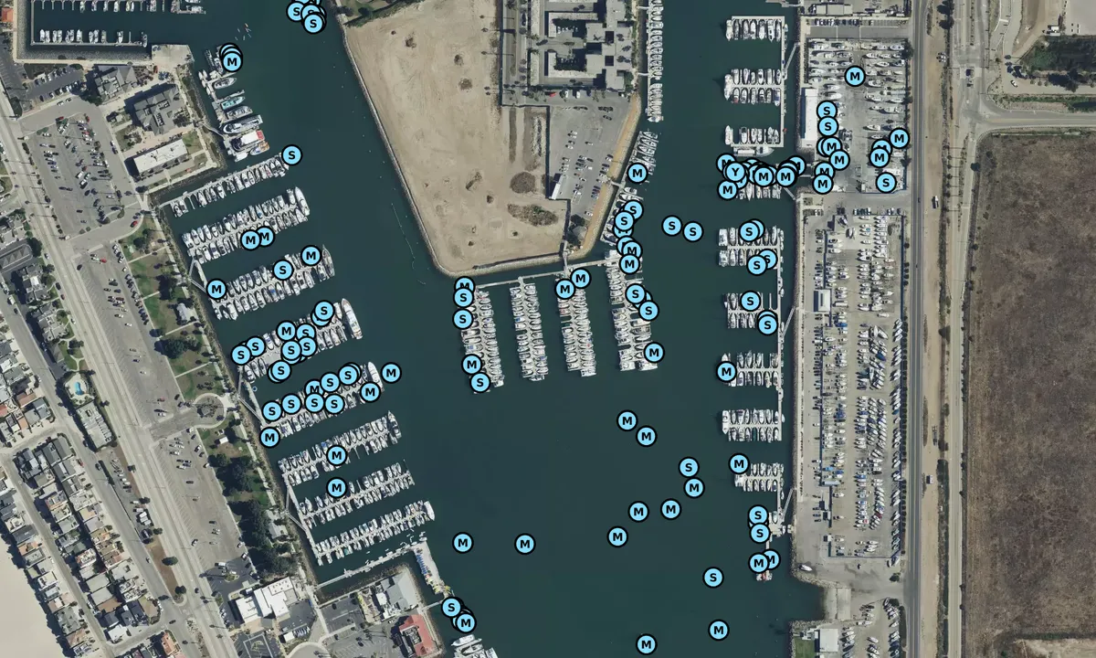 Satelite image of Peninsula Yacht Marina