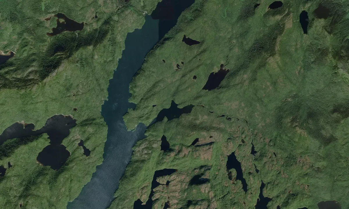 Flyfoto av Penn Harbour