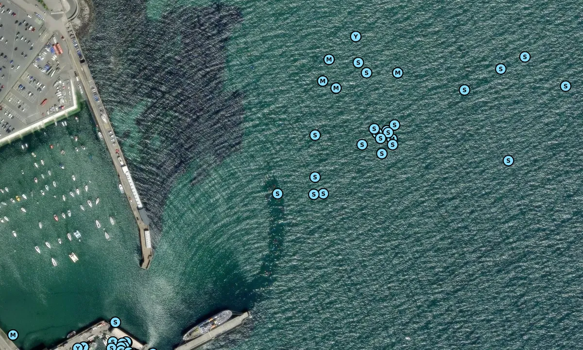 Satelite image of Penzance Bay