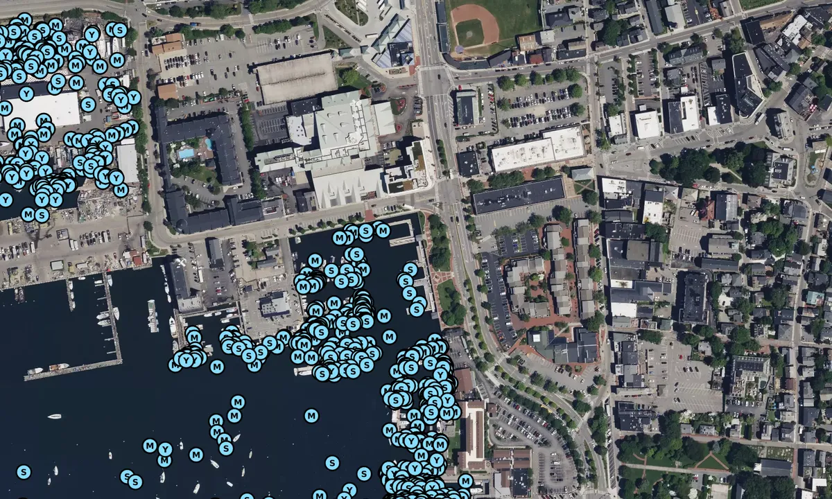 Satelite image of Perrotti Park Public Dock