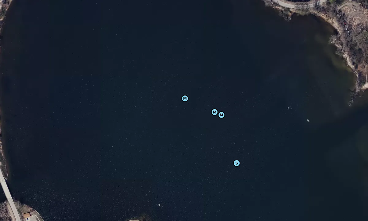 Satelite image of Perry Monument Pier