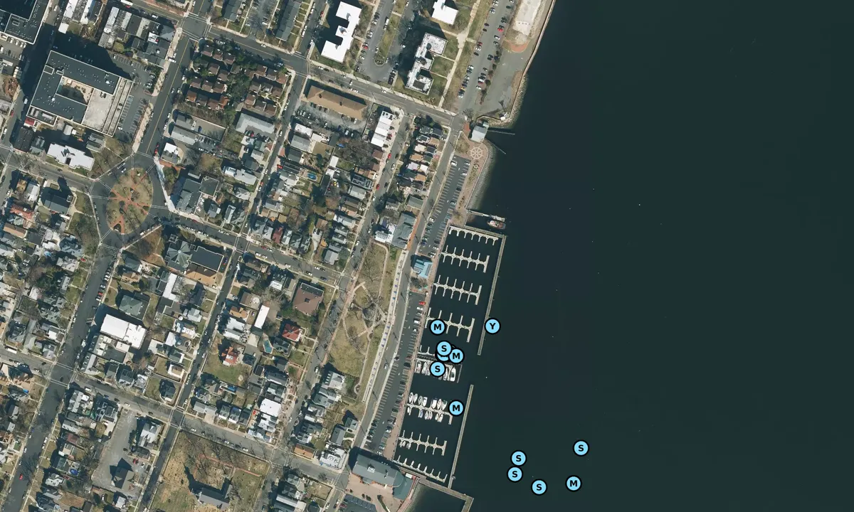 Satelite image of Perth Amboy Municipal Marina