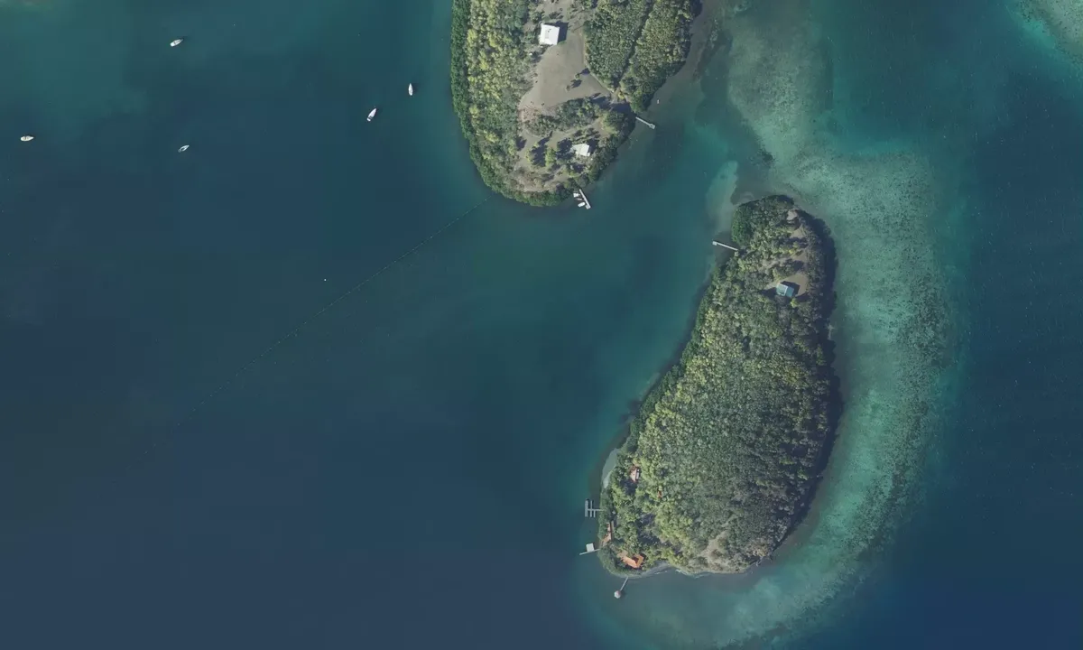 Satelite image of Petite Martinique 1