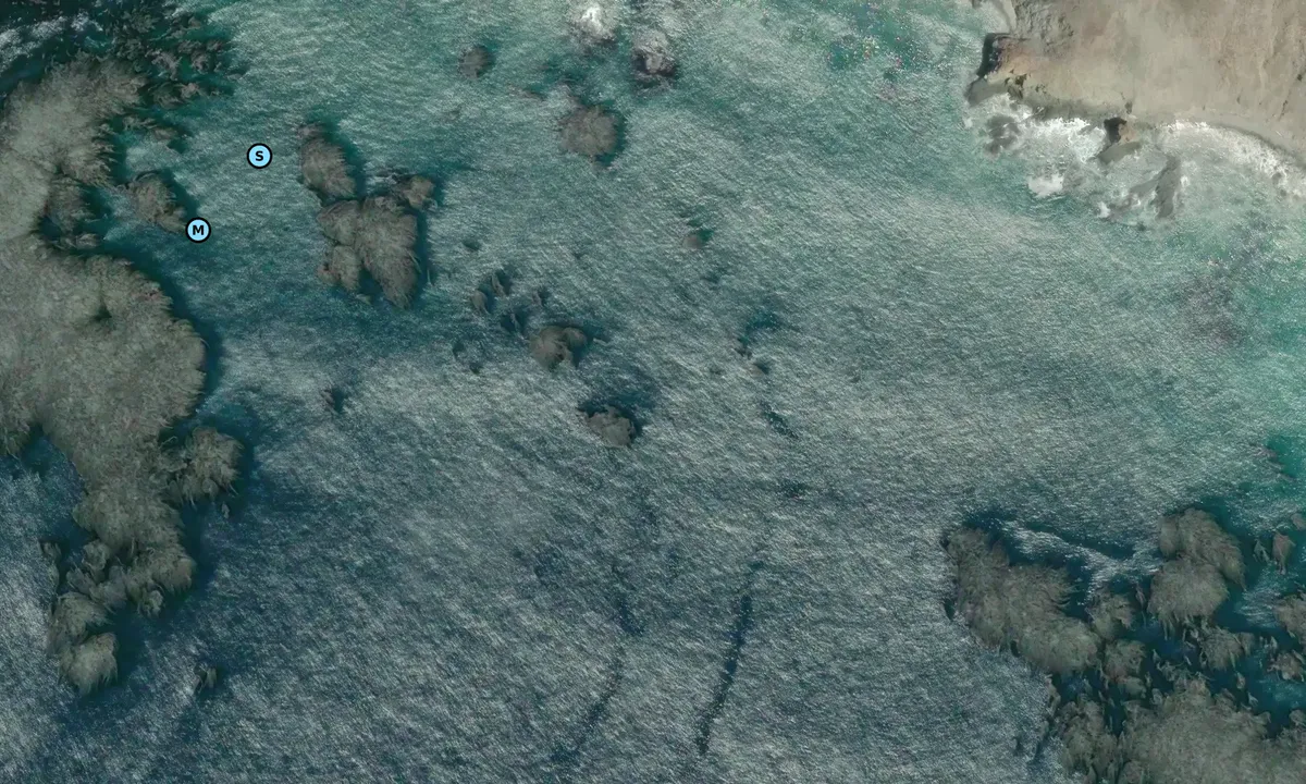 Satelite image of Pfeiffer Point