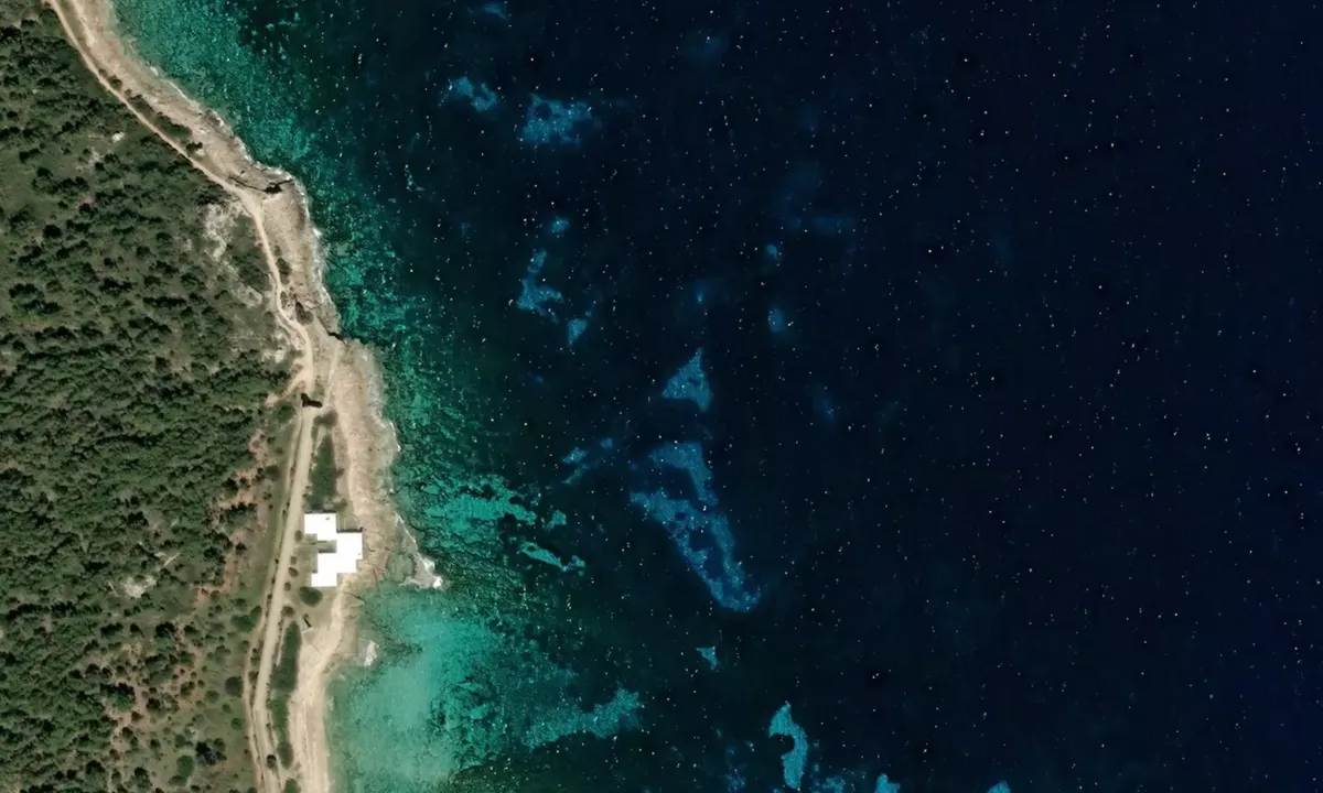 Satelite image of Pianosa