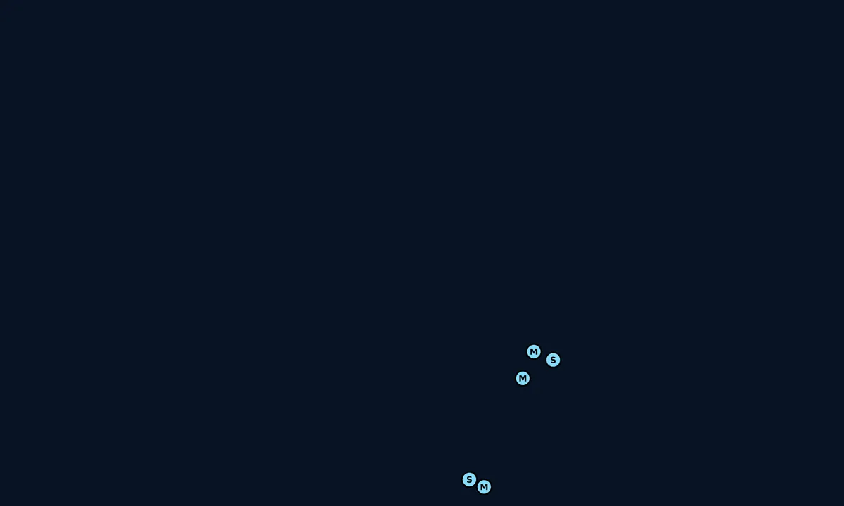 Satelite image of Pickles Reef