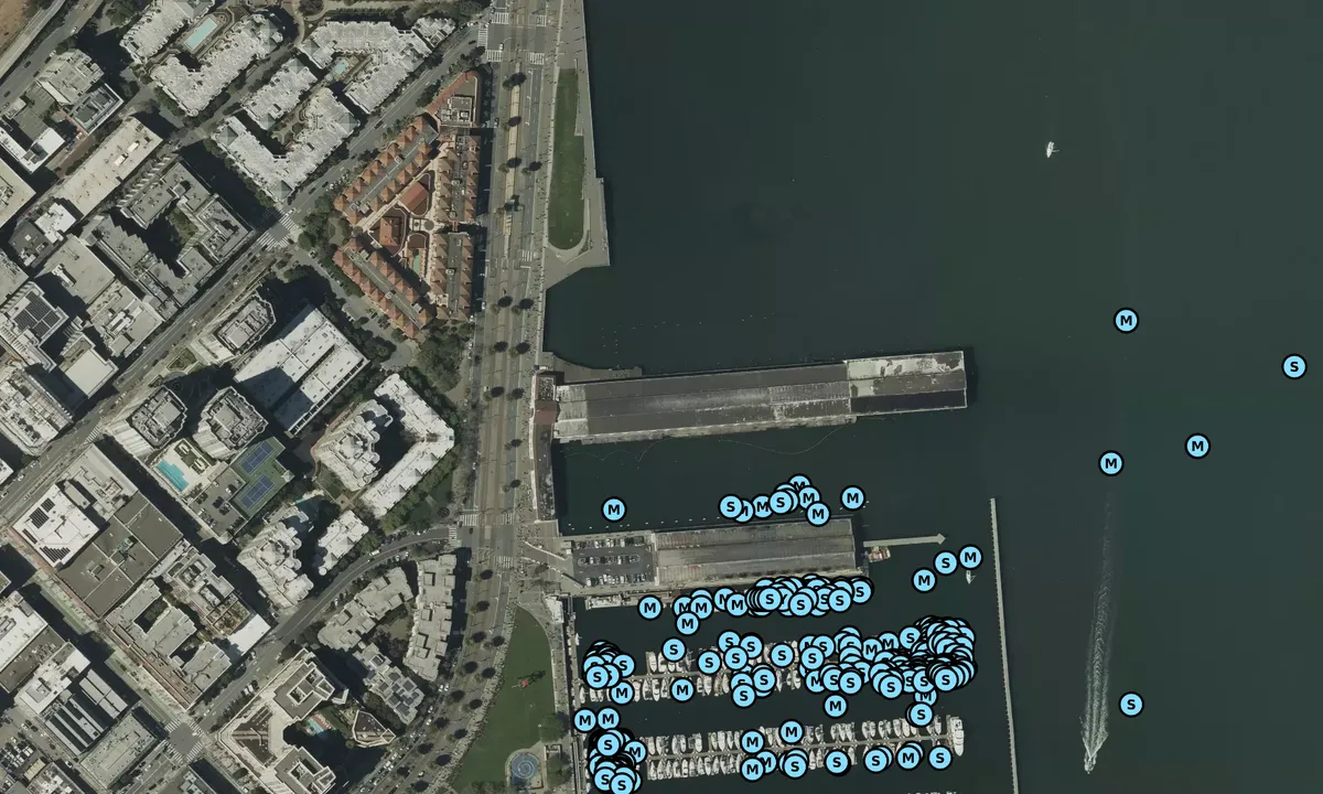 Satelite image of Pier 38 Maritime Recreation