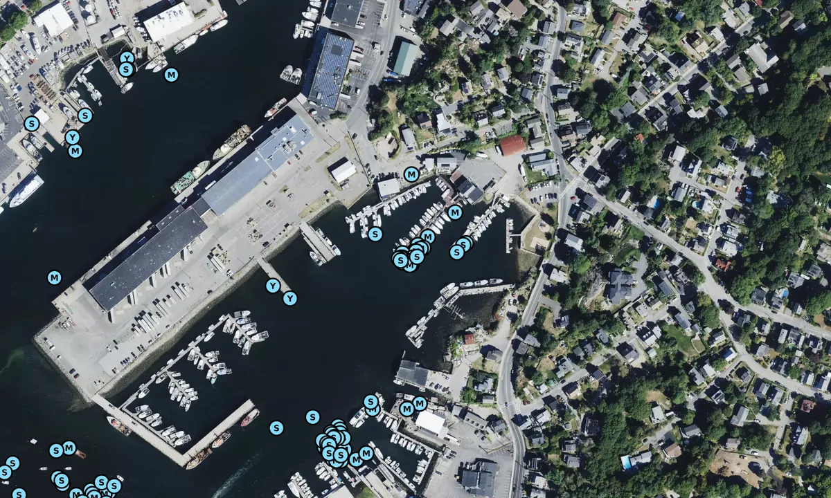 Satelite image of Pier 7 Marina/Enos Marine