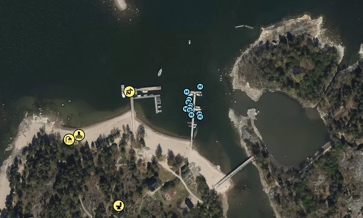 Satelite image of Pihlajasaari