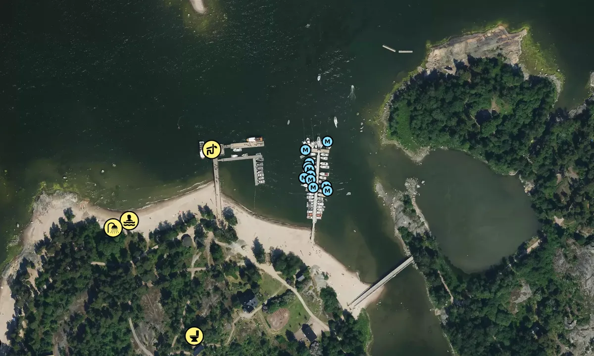 Satelite image of Pihlajasaari