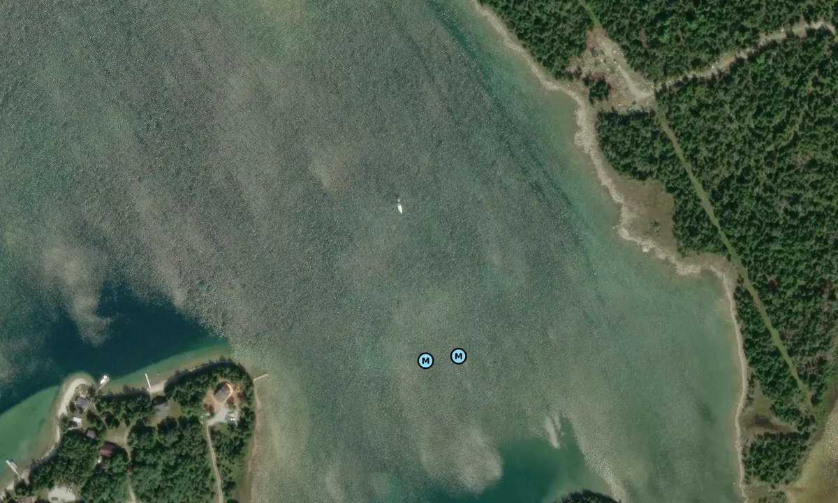 Satelite image of Pike Bay Harbor