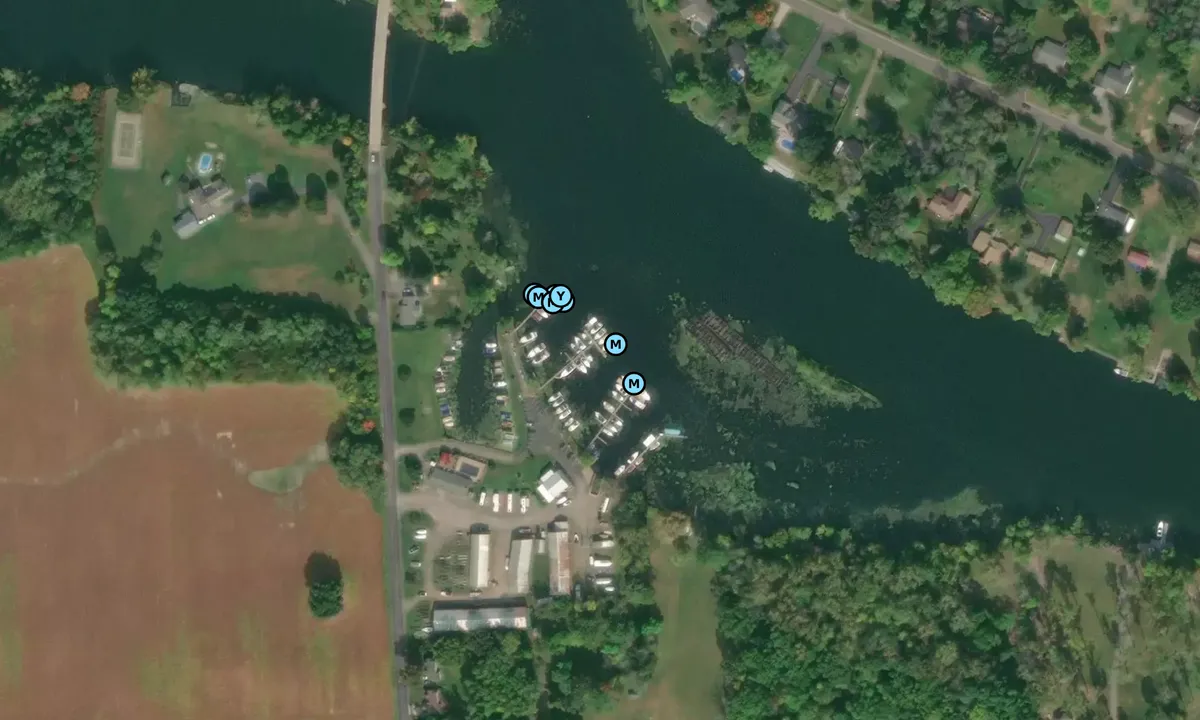 Satelite image of Pirates Cove Marina - Sand Ridge