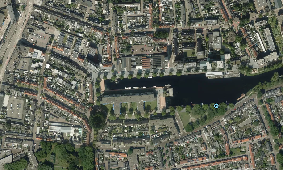 Satelite image of Piushaven Tilburg