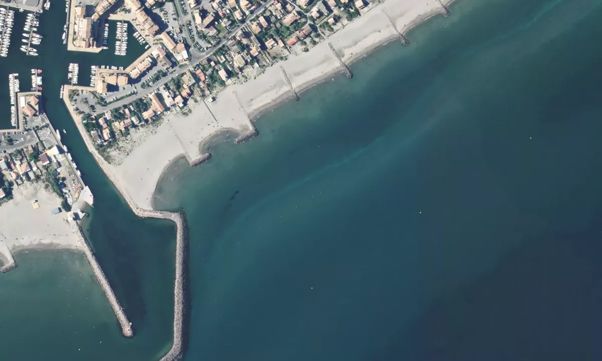 Flyfoto av Plage de Frontignan