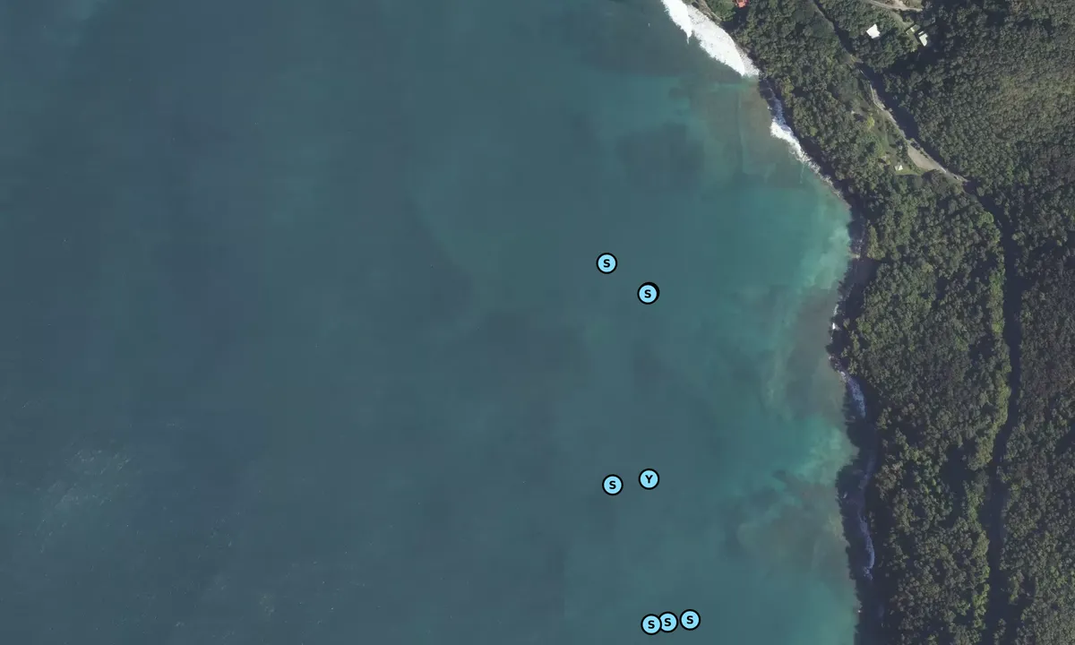 Satelite image of Plage de Gadet
