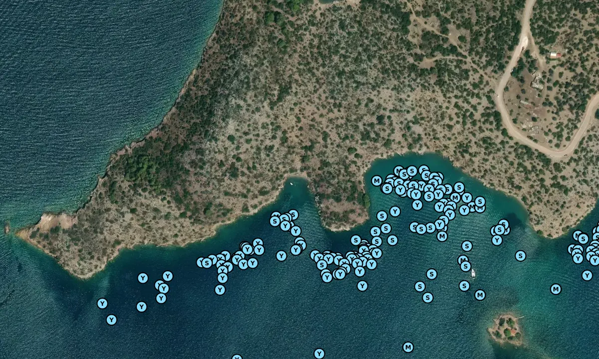 Satelite image of Plage de la pointe