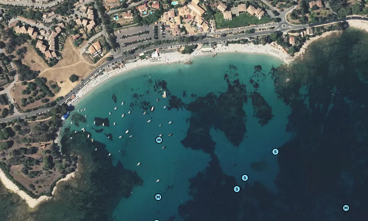 Satelite image of Plage de l'Ariadne