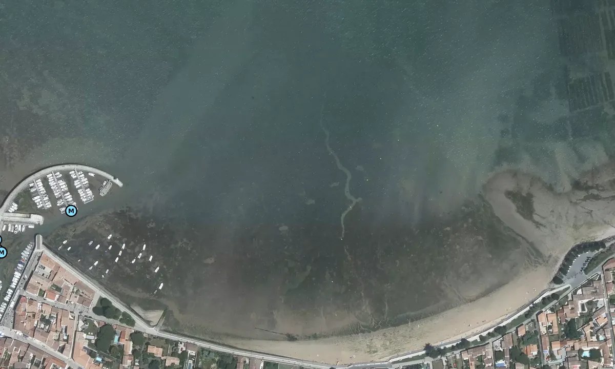 Satelite image of Plage de l'Arnérault