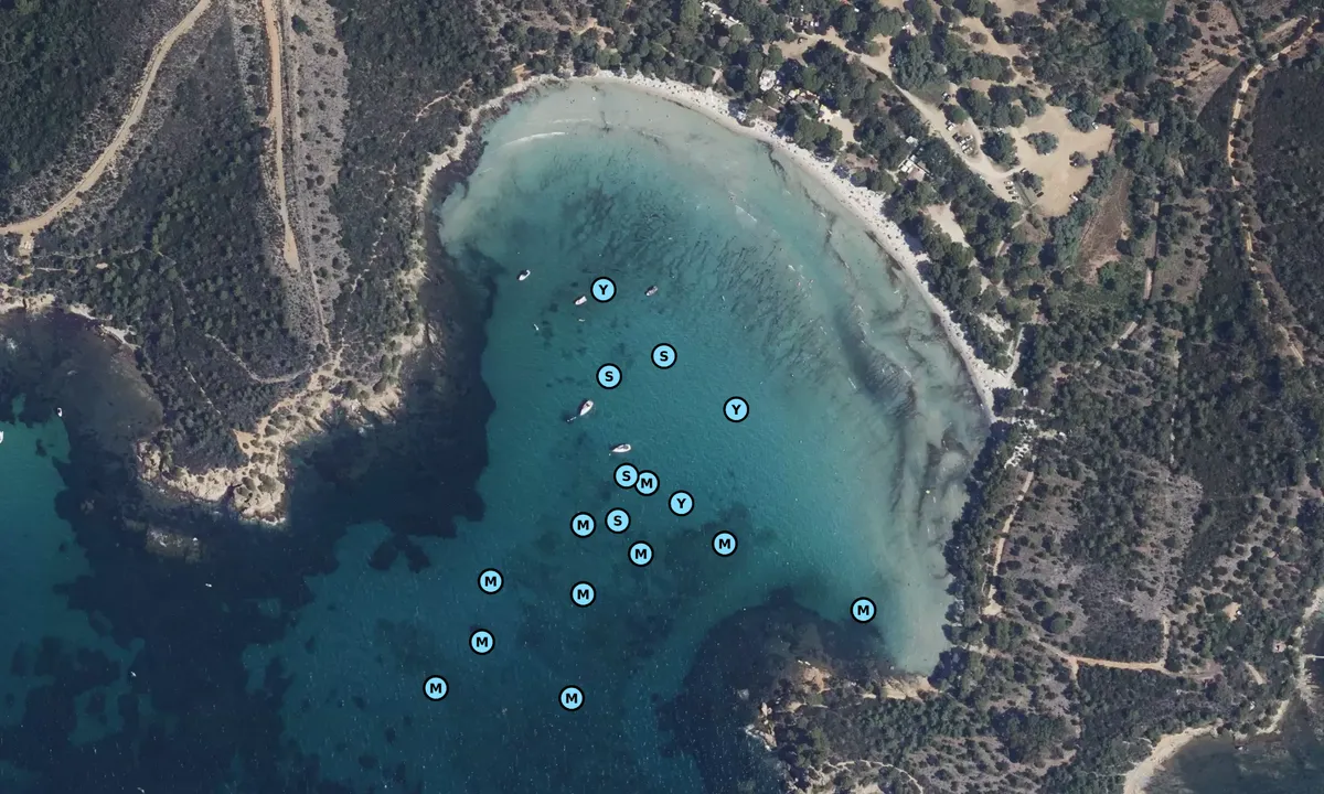 Satelite image of Plage de l'Estagnol