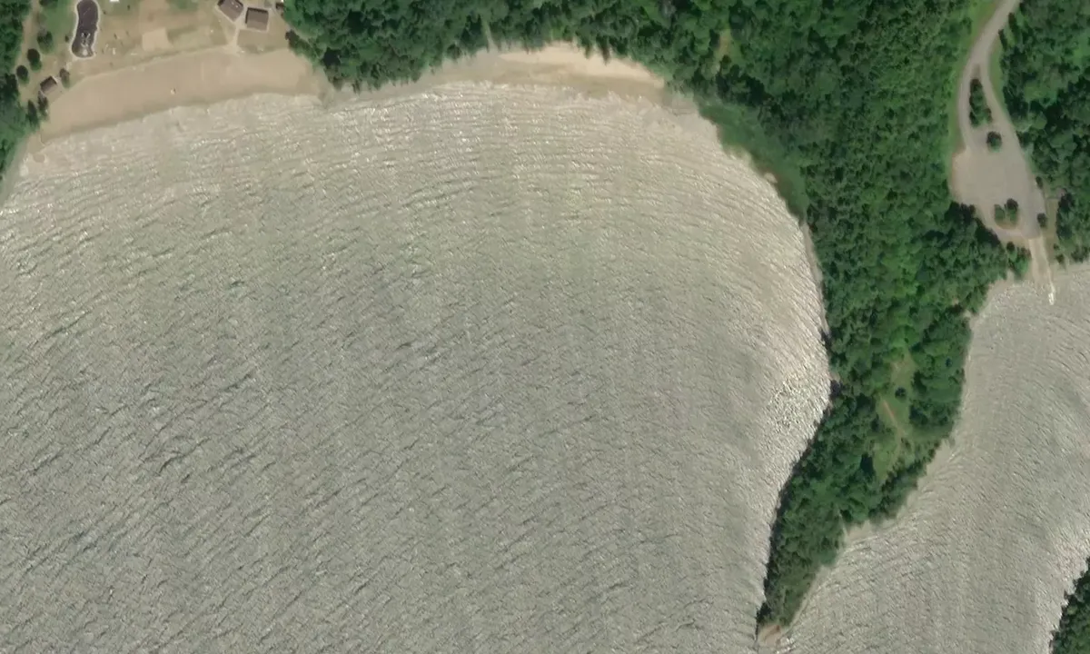 Satelite image of Plage de St-Armand