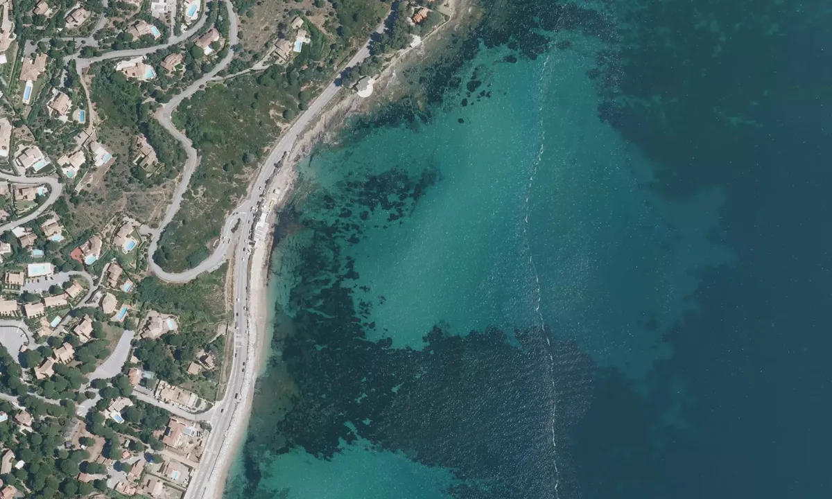 Flyfoto av Plage des Éléphants