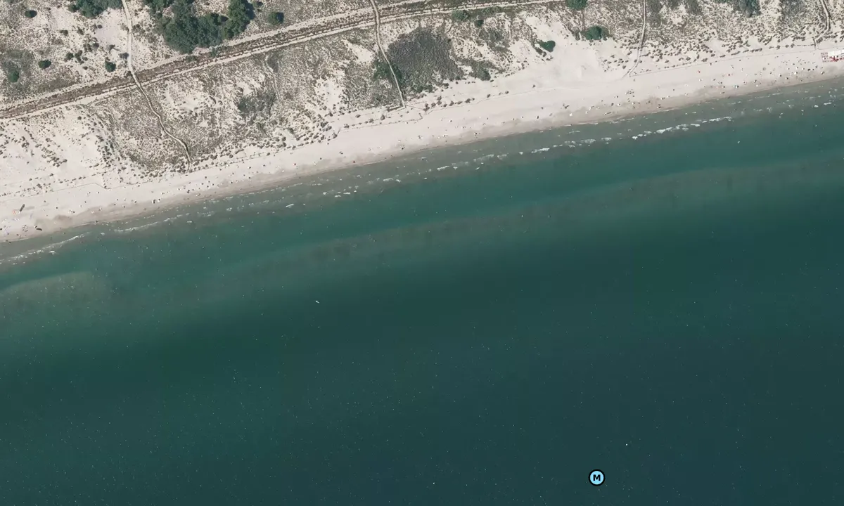 Satelite image of Plage du Grand Travers