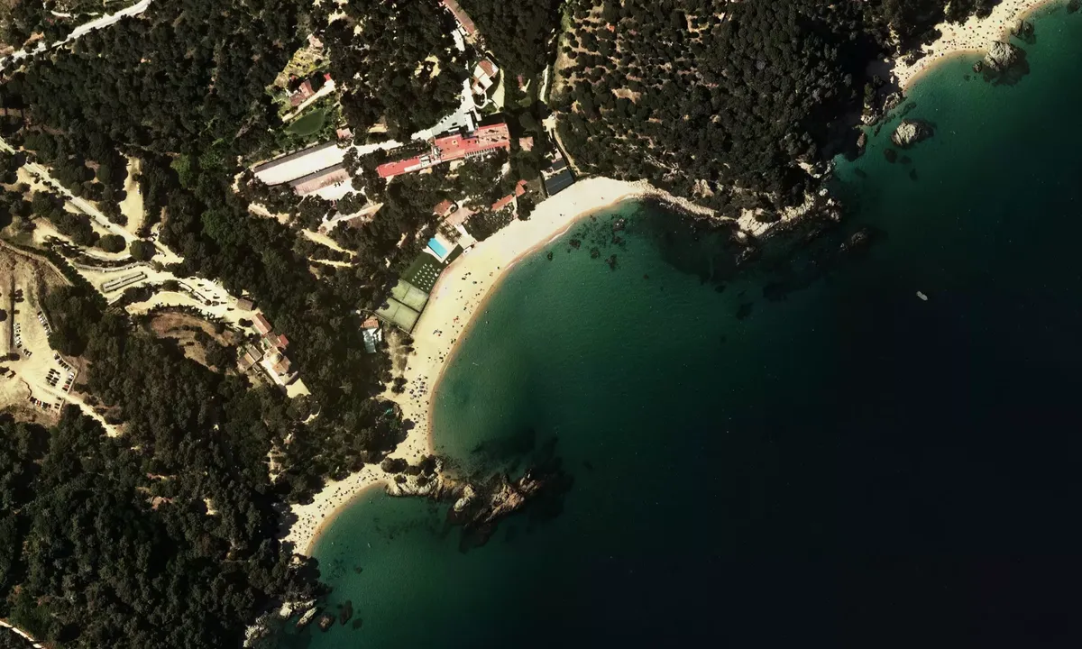 Flyfoto av Platja de Santa Cristina