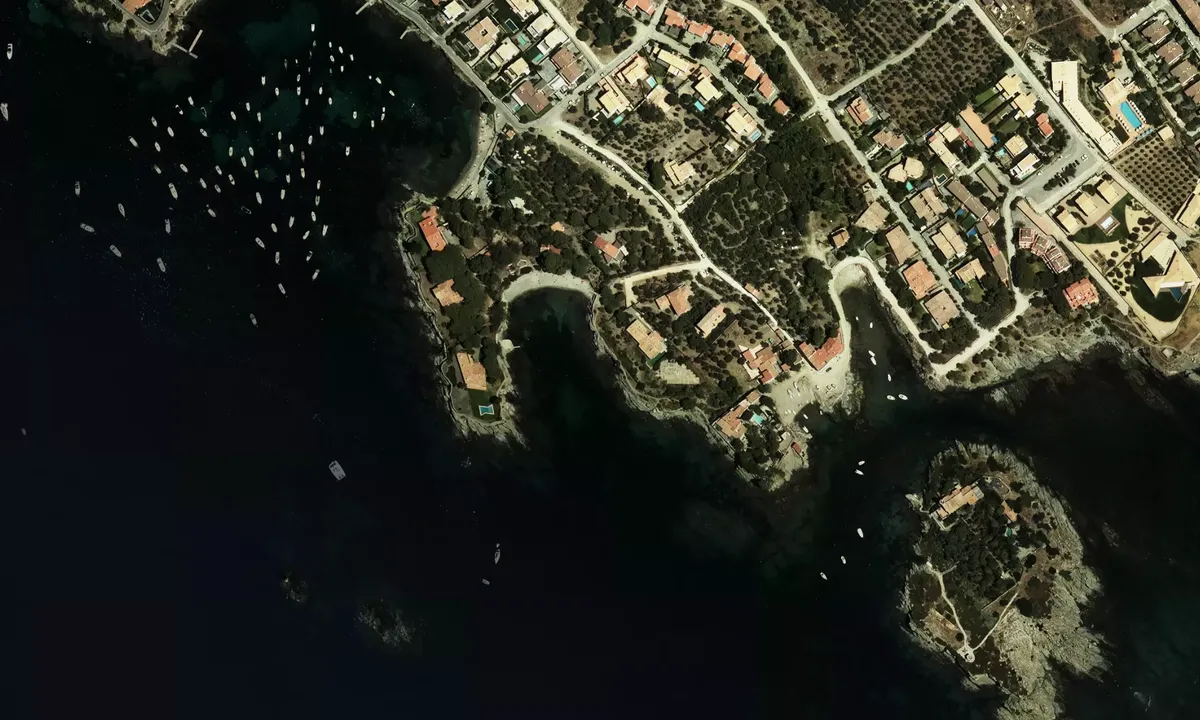 Flyfoto av Platja d'en Pere Fet
