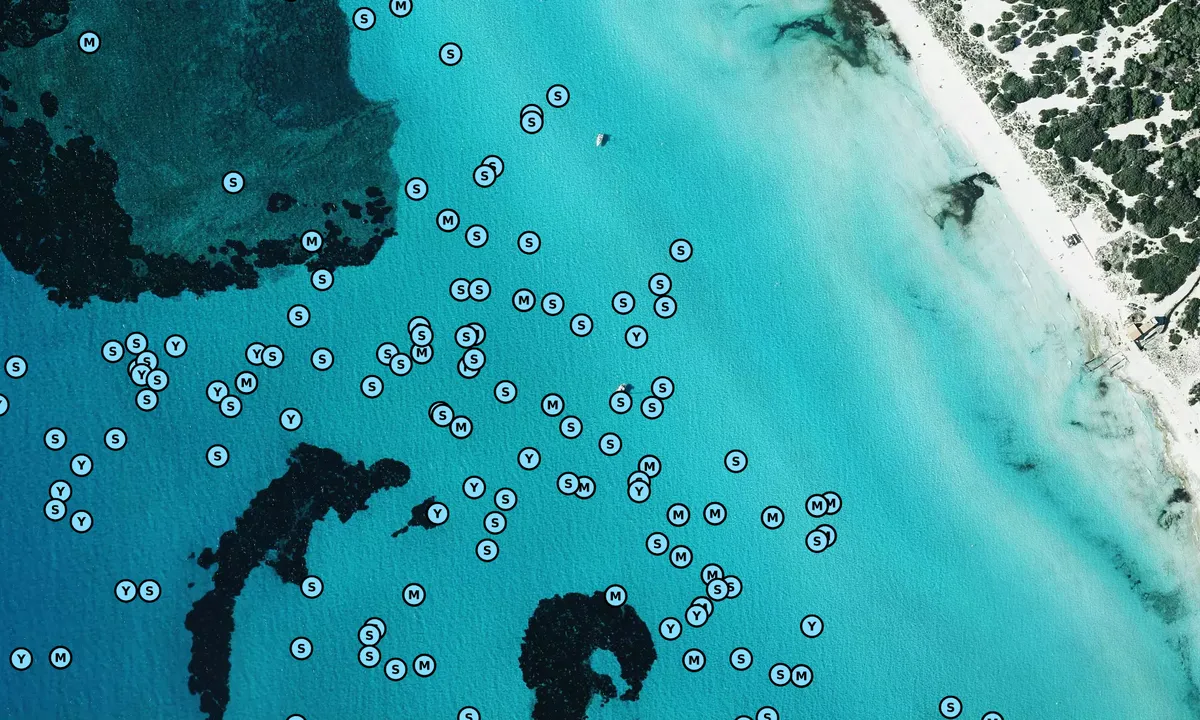 Satelite image of Platja des Trencs