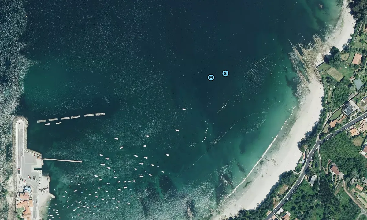 Satelite image of Playa Aguete