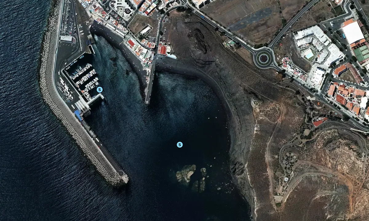 Satelite image of Playa de las Nieves