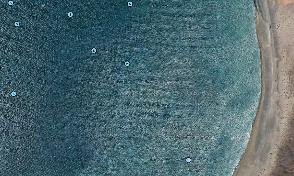 Satelite image of Playa del Risco