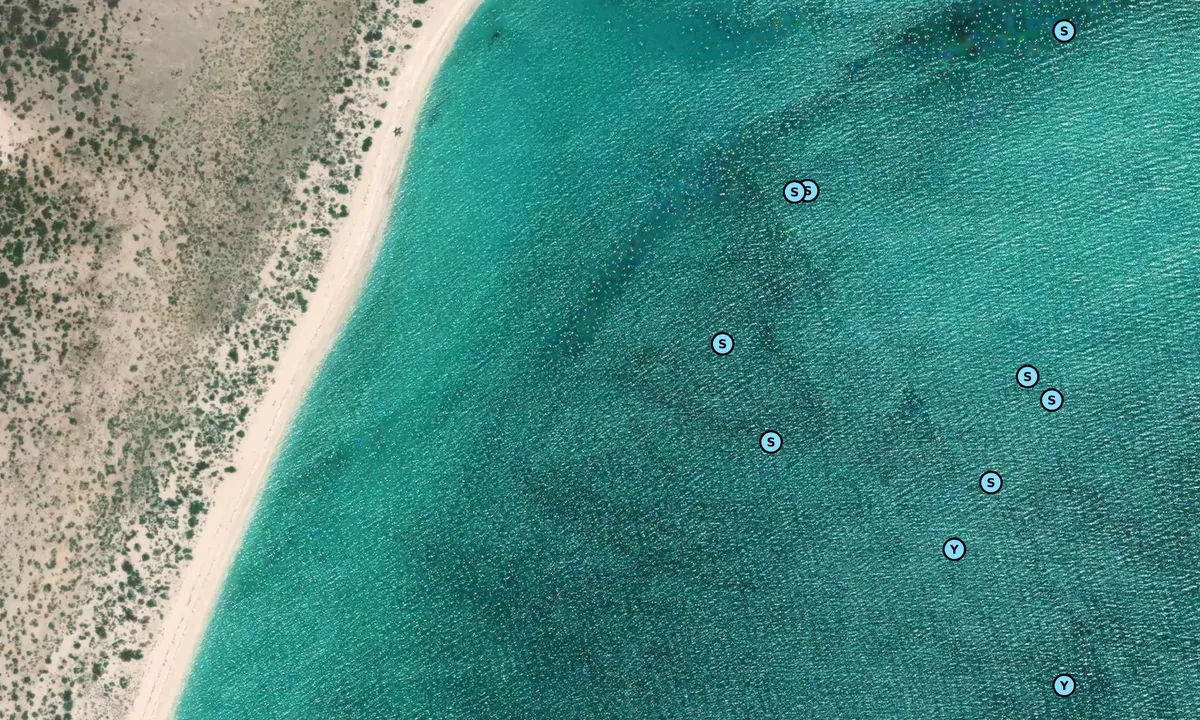 Satelite image of Playa La Bonanza