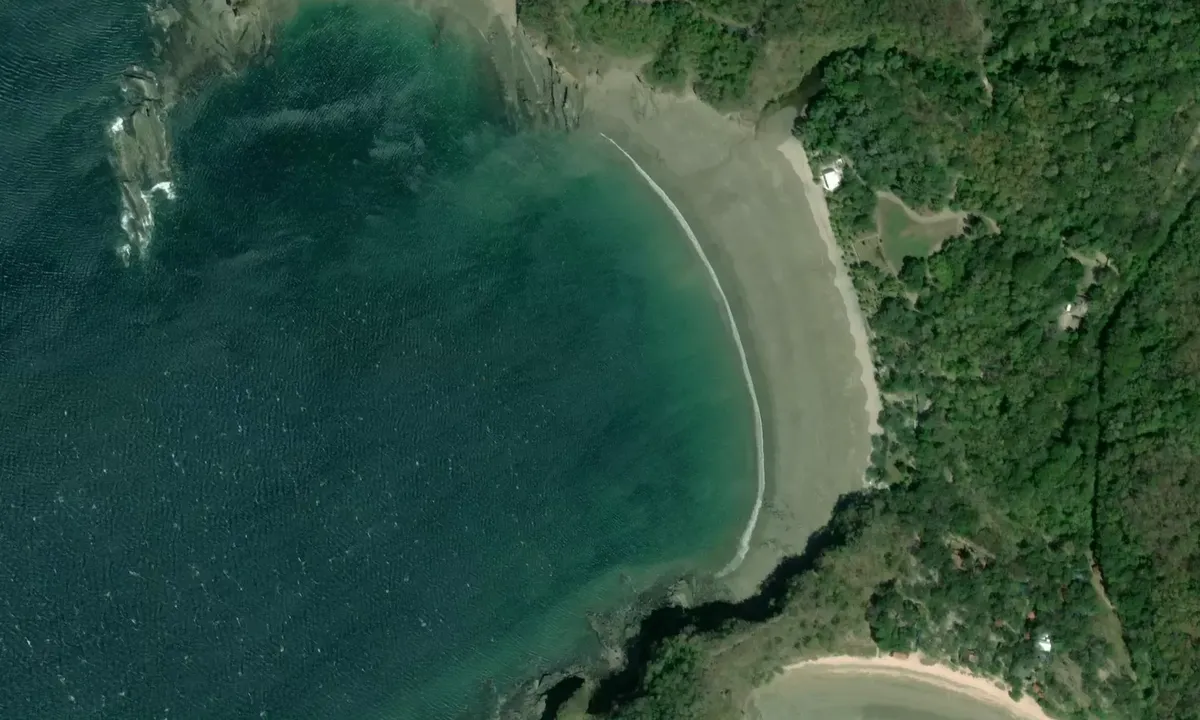 Satelite image of Playa Majagual