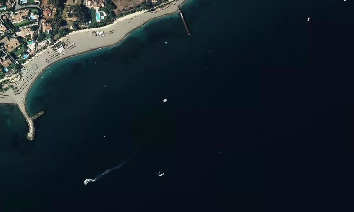 Flyfoto av Playa Nagueles