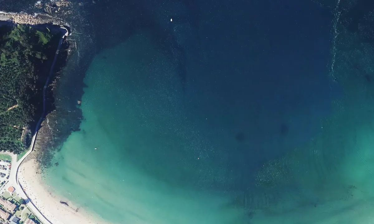 Satelite image of Playa Santa Marina