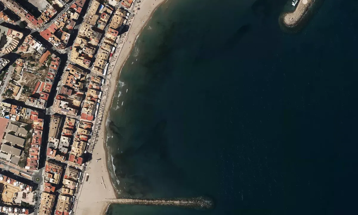 Satelite image of Playa Selma campelo
