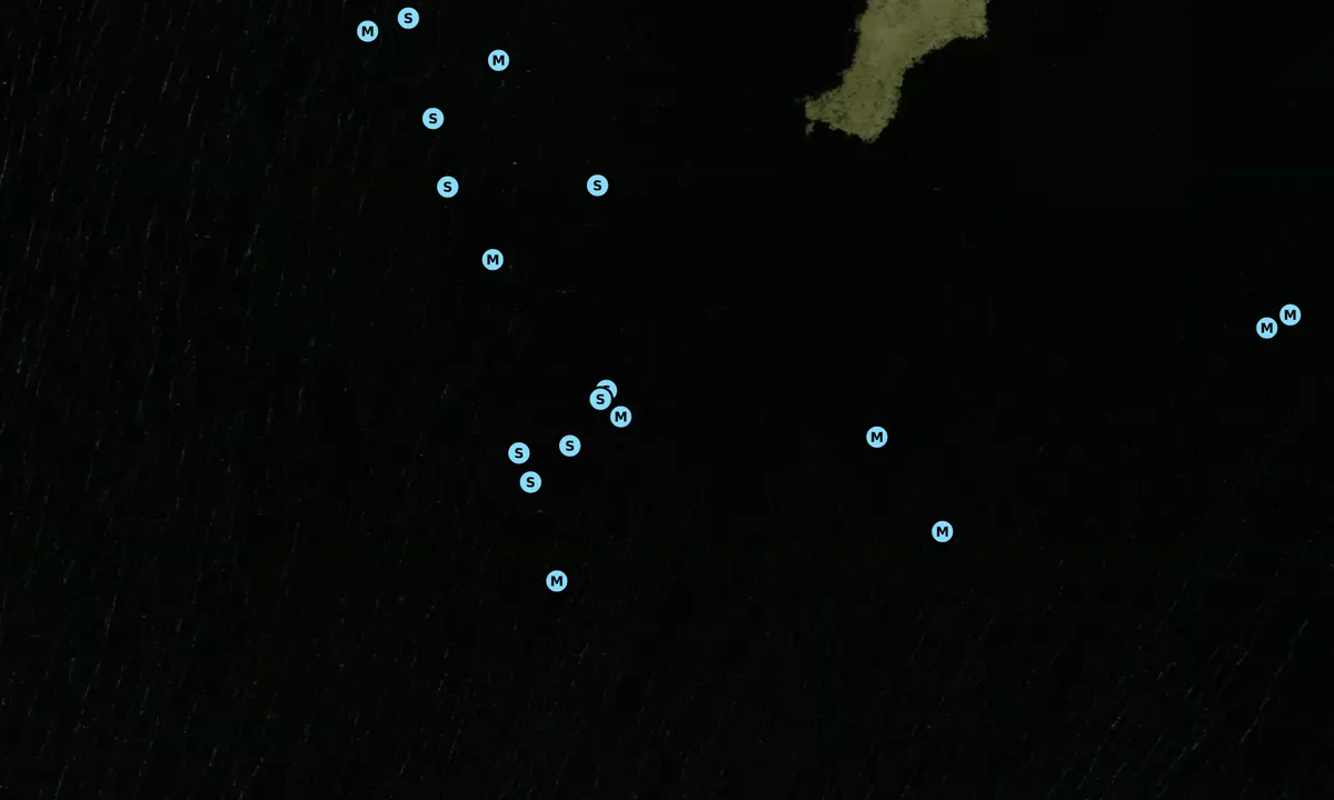 Satelite image of Point Lookout