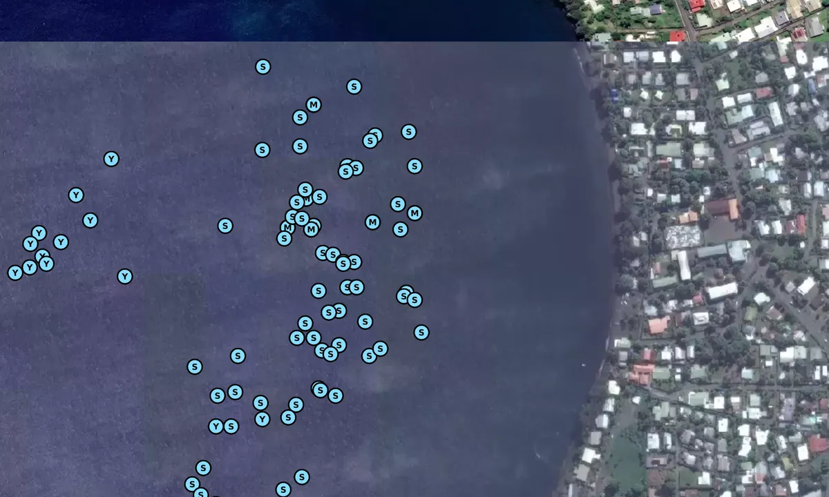 Satelite image of Point Venus 1