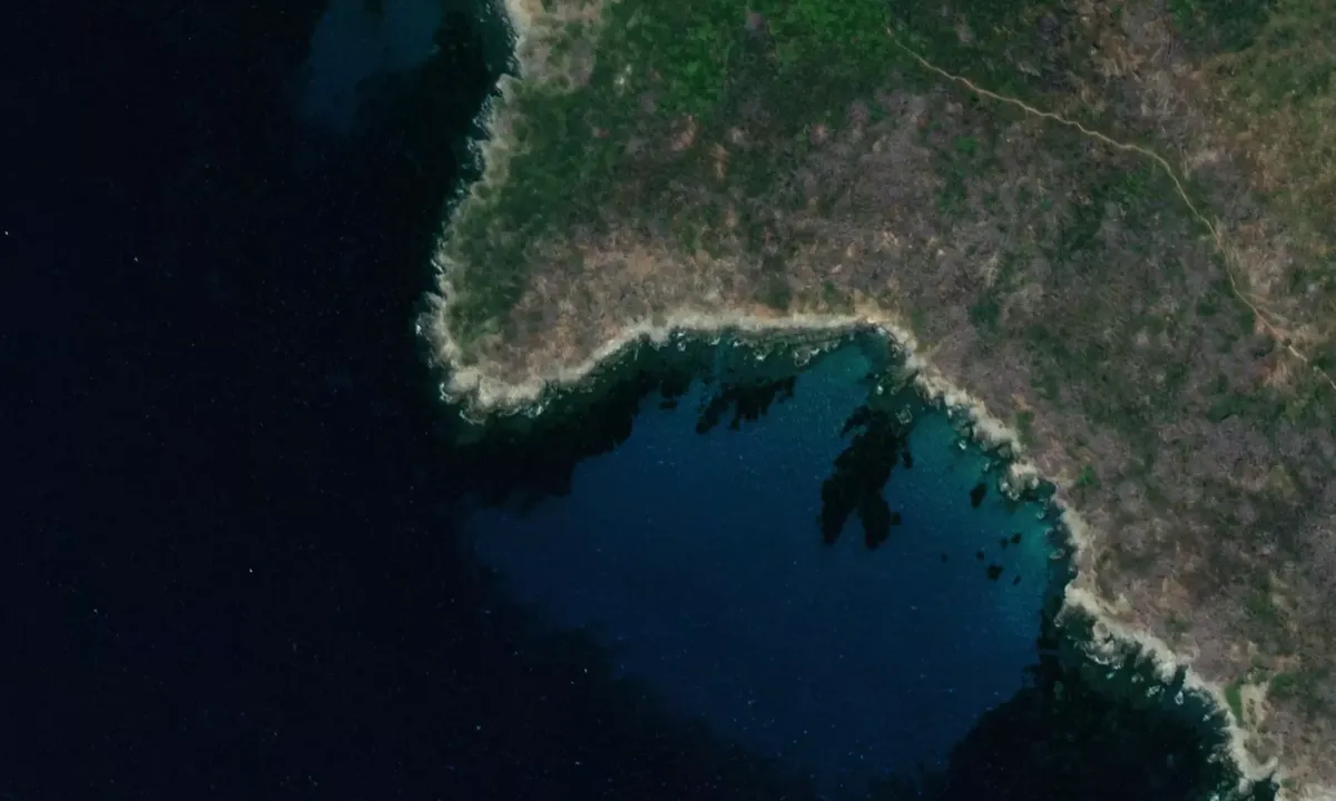 Flyfoto av Pointe Andati