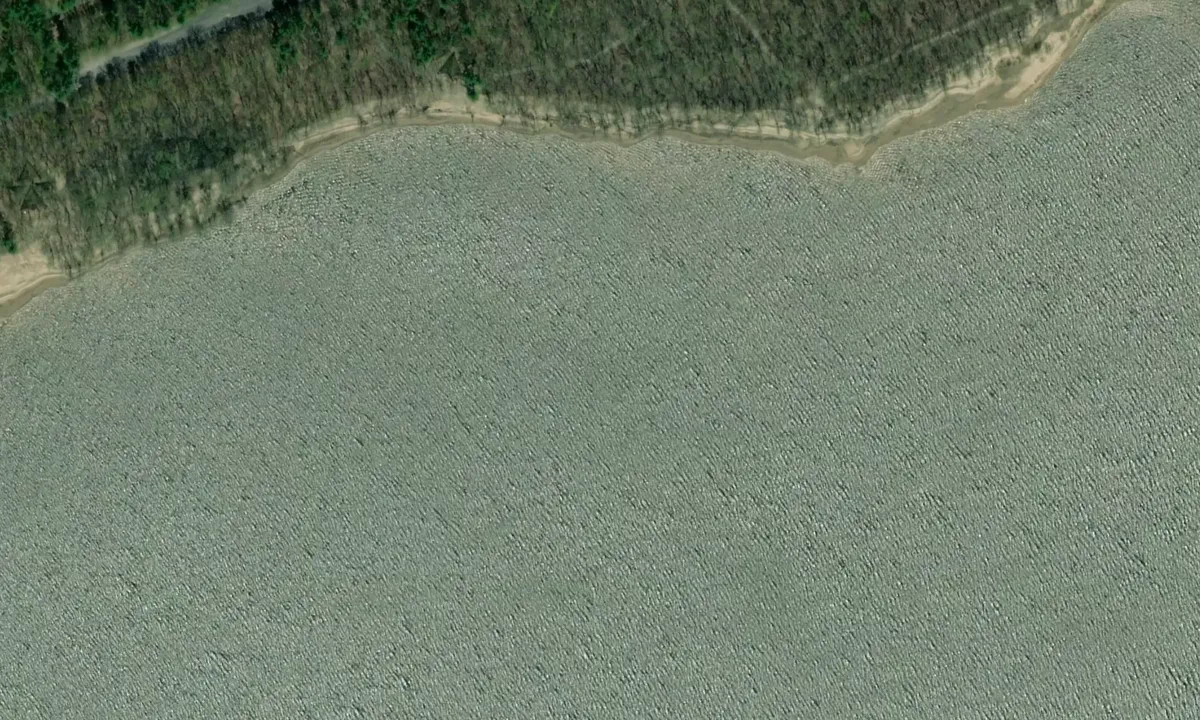 Flyfoto av Pointe aux bleuets