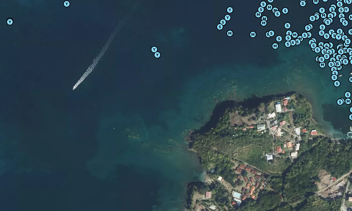 Satelite image of Pointe D'Alet