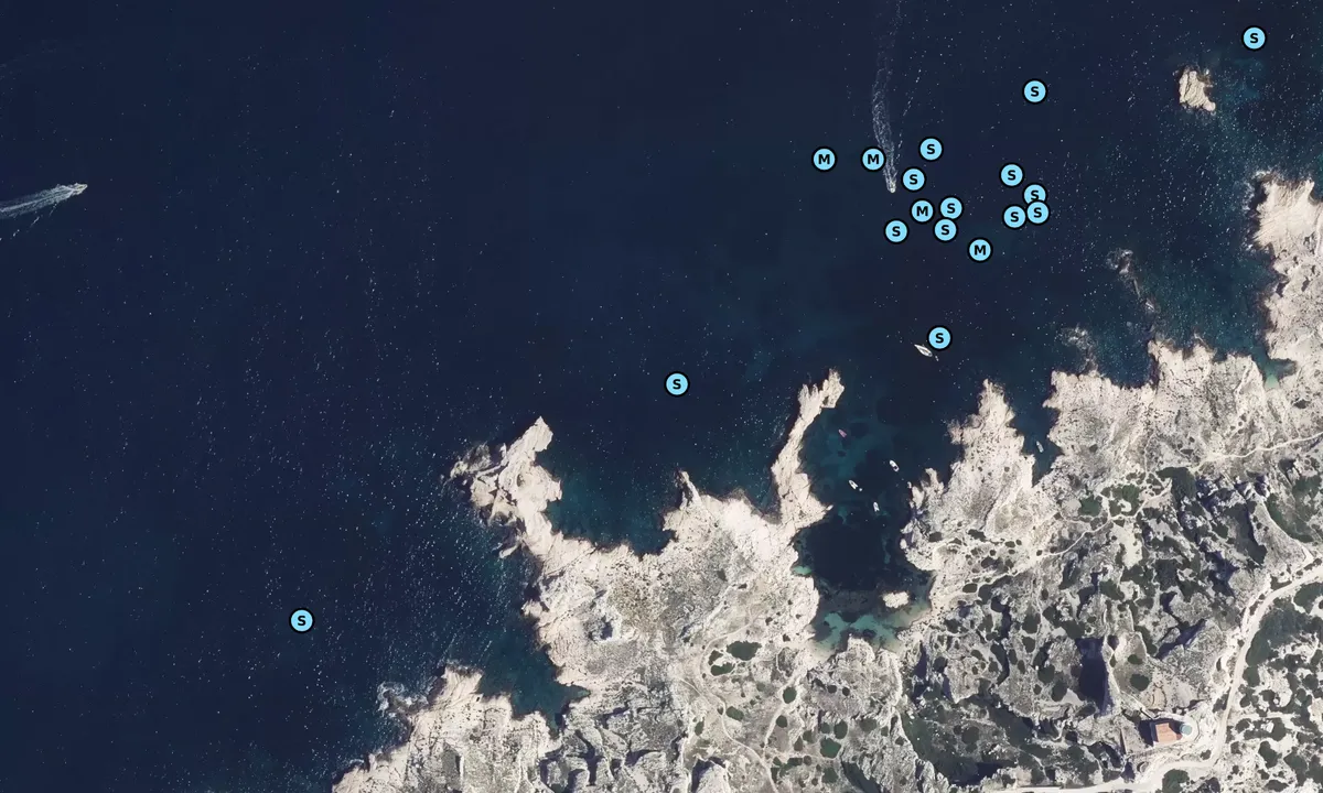 Satelite image of Pointe de Carapègue