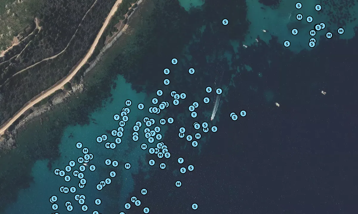 Satelite image of Pointe de la Parata